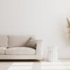 Moonlit White Bouclé 3‑Seater Sofa