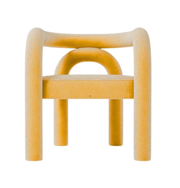 Smooth-Edged Accent Chair