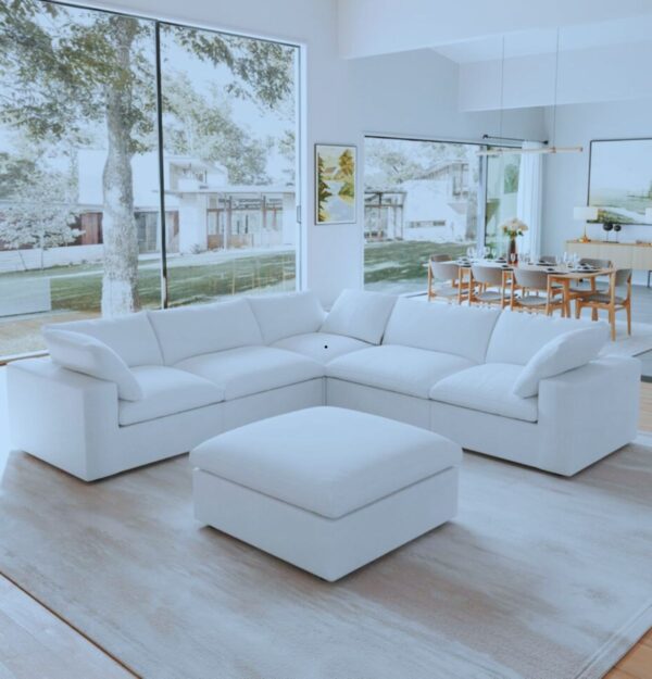 boho 4 seater sectional sofa